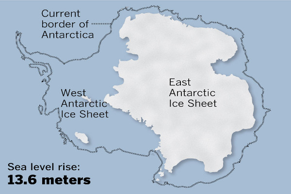 Map of Ice Sheets