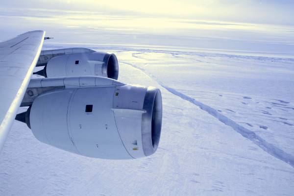 Flying Over Antarctica