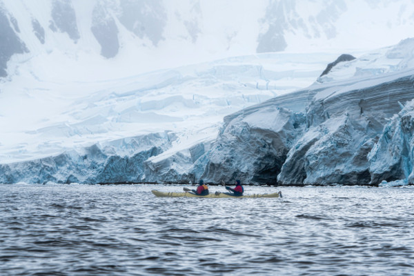 Kayaking in Antarctica