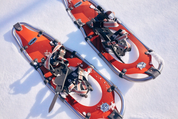 Snowshoeing in Antarctica