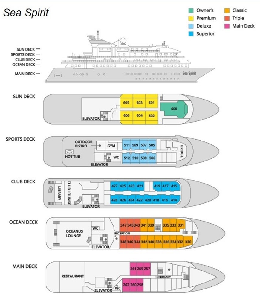 Route Map of the Sea Spirit