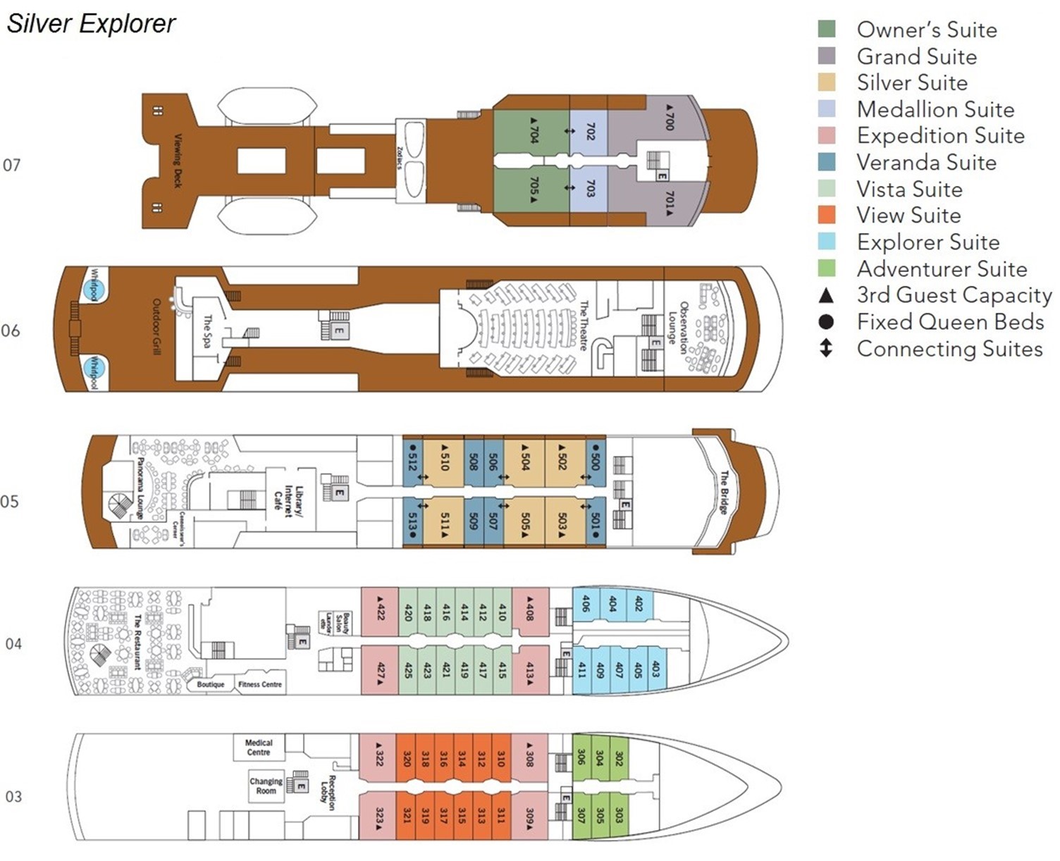 Route Map of the Silver Explorer